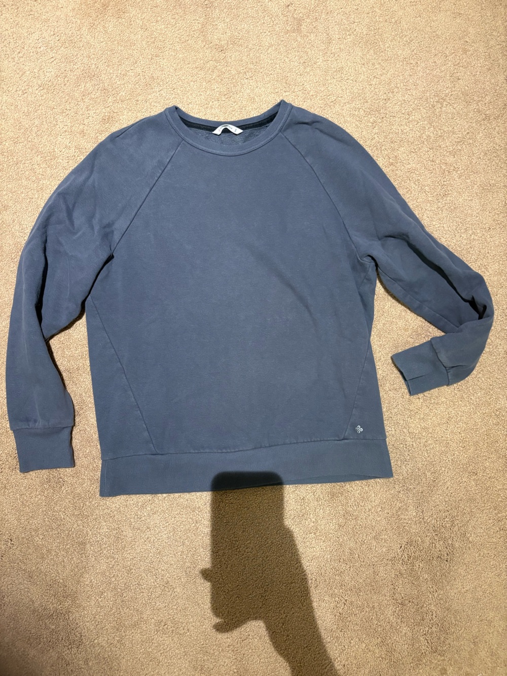 Shambhala Crewneck Sweater Slate Blue size small